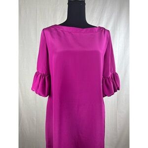 Vintage Jessica Howard Puff Sleeve Mini Dress, Boat Neck, Knee Length size 10p